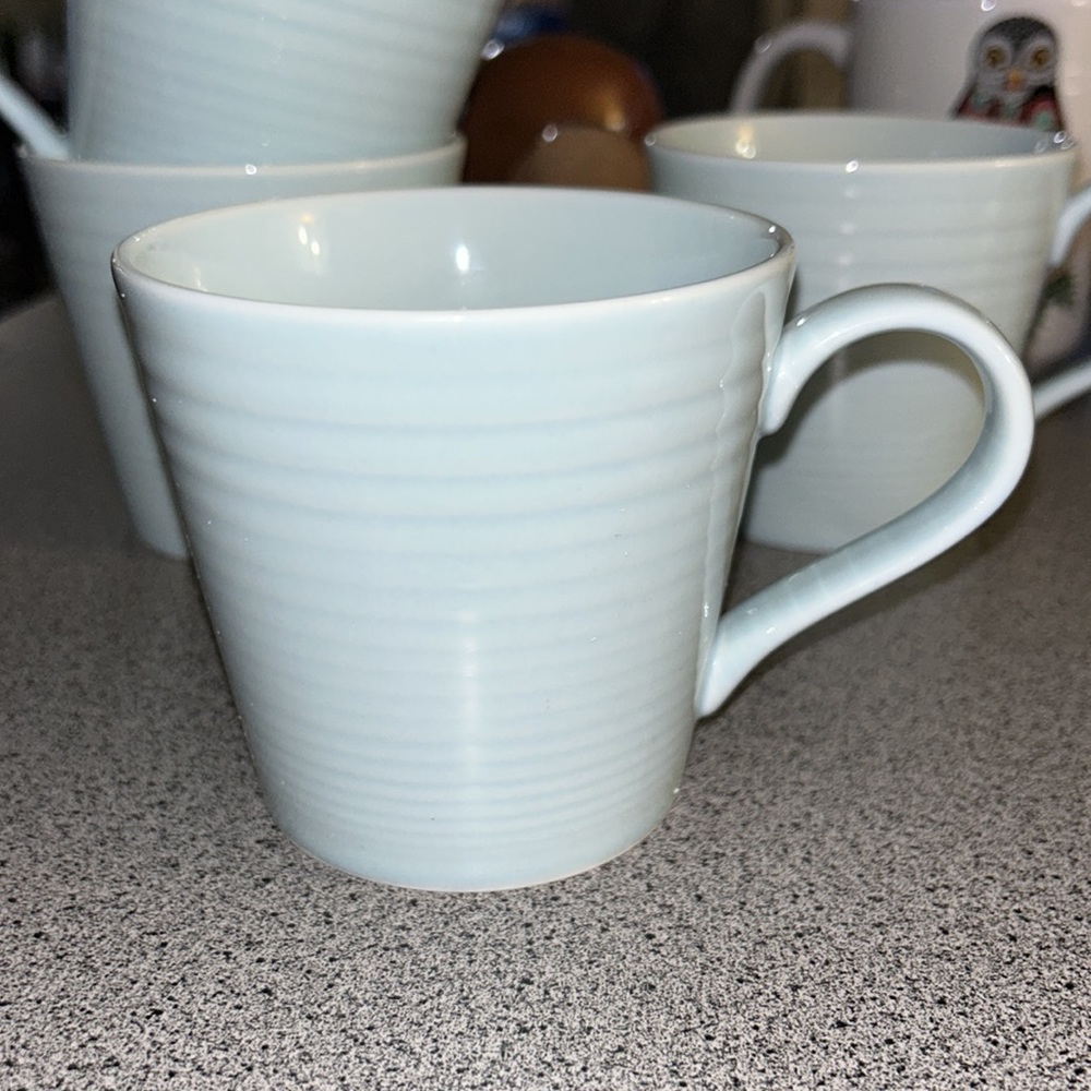 Gordon Ramsay Maze Blue Mugs Set of 6 in gently used condition - Picture 7 of 11